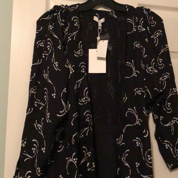 Joie Acantha Asymmetrical Wrap Silk Dress - Picture 5 of 5